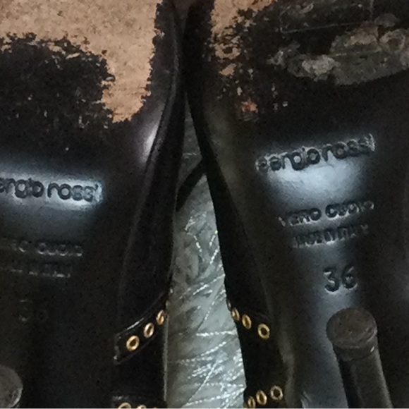 Sergio Rossi (Vero Cuoio) Over the Knee Leather Boots - Picture 12 of 13